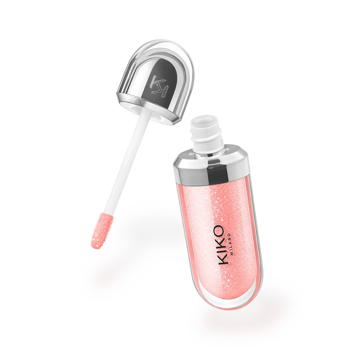 3D Hydra Lipgloss 04 Pearly Peach Rose Kiko Milano