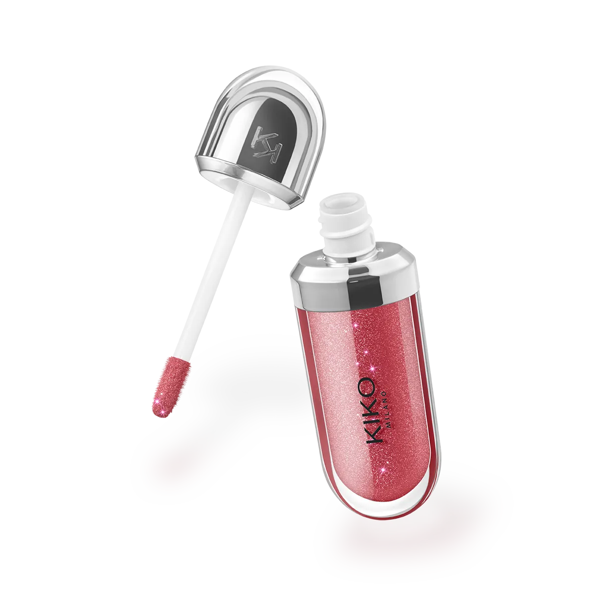 3D Hydra Lipgloss 22 Sparkling Red Garnet Kiko Milano