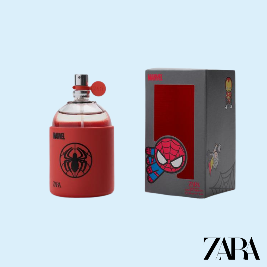 Spider-Man Marvel EDT 80ml Zara - frasco y caja