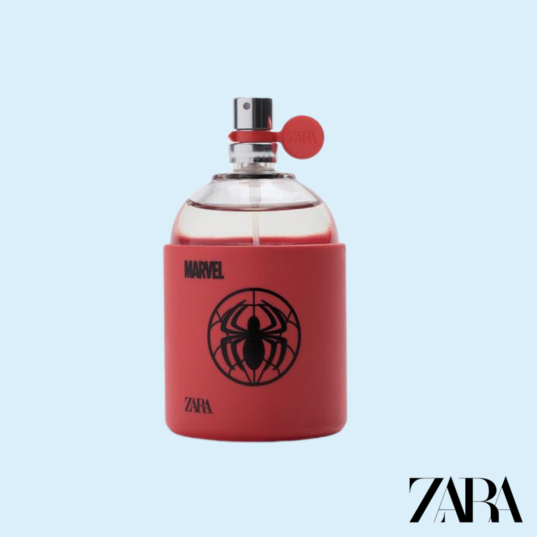 Spider-Man Marvel EDT 80ml Zara - detalle frasco