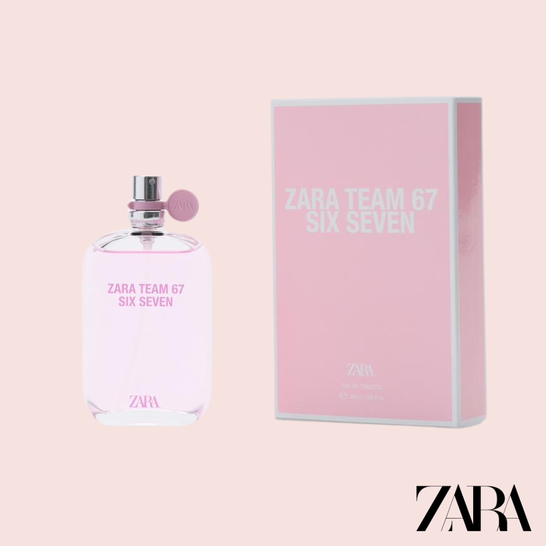 Zara Team 67 Six Seven EDT 50ml - frasco y caja