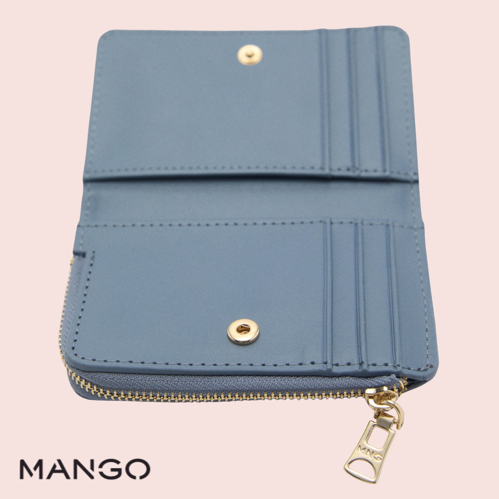 Billetera Azul MNG Mango
