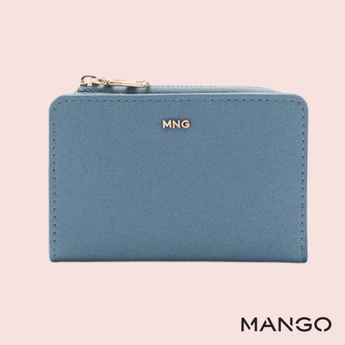 Billetera Azul MNG Mango