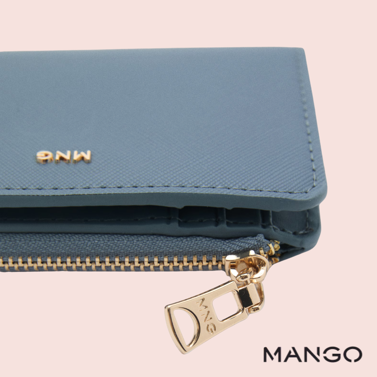 Billetera Azul MNG Mango