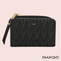 Billetera Negra MNG Mango