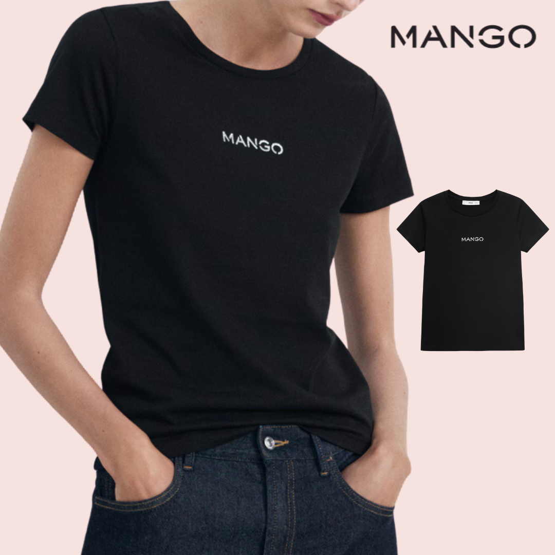Blusa Manga Corta Marca Mango